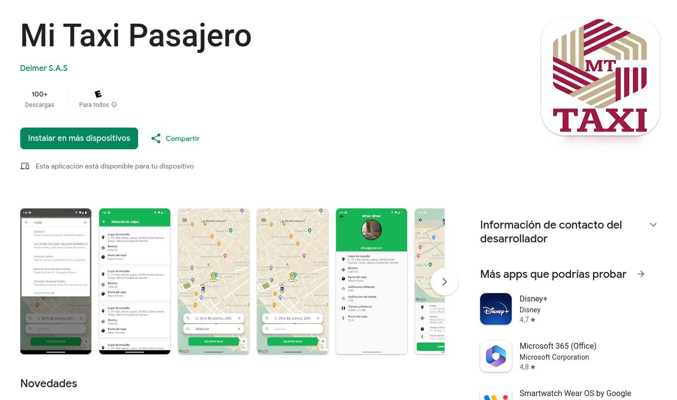 Mi Taxi (Pasajero & Conductor)