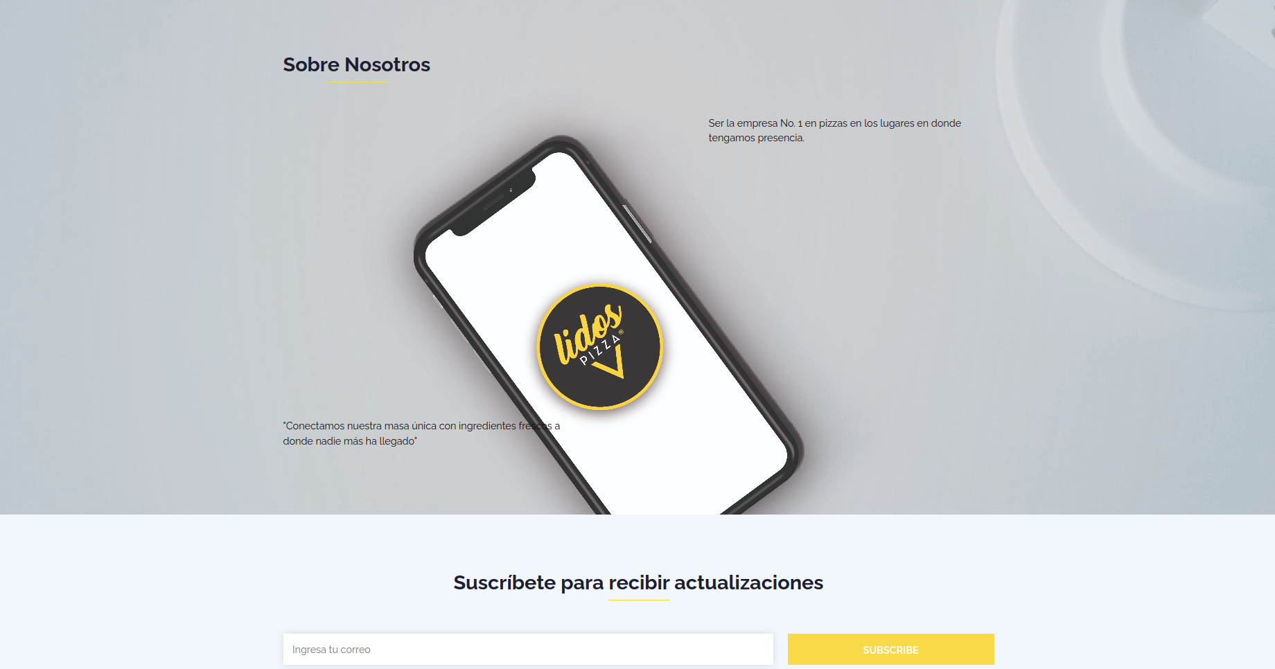 Lidos Pizza Web & App screenshot 2